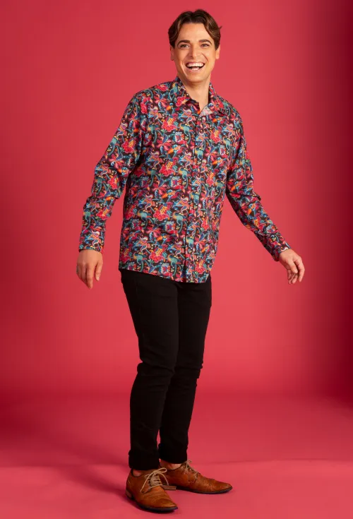 Liberty Long Sleeve Shirt 'Fire & Ice'